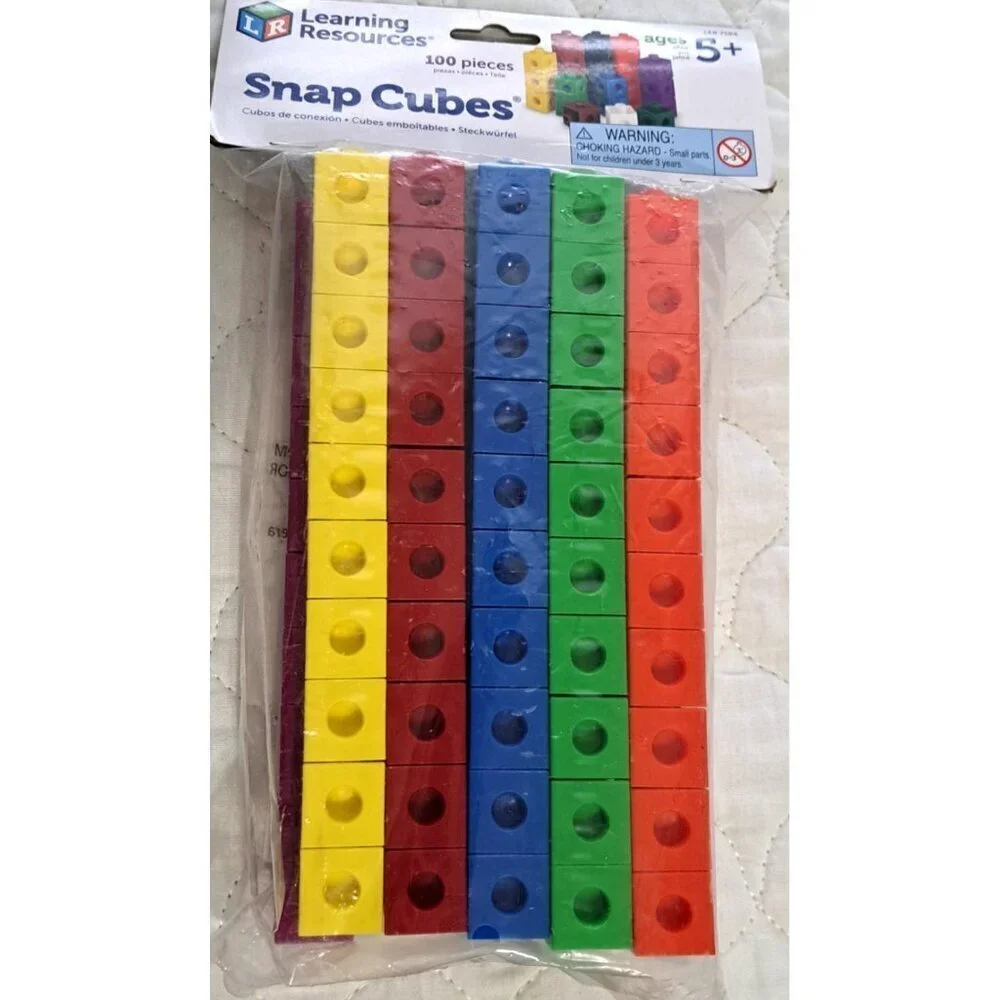 Learning Resourcess Snap Cubes New in Package 100 Pieces Ages 5+